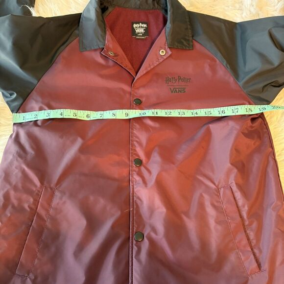 VANS x Harry Potter Boys Jacket Torrey Coaches Windbreaker Lined Size Large NWOT - Picture 6 of 8